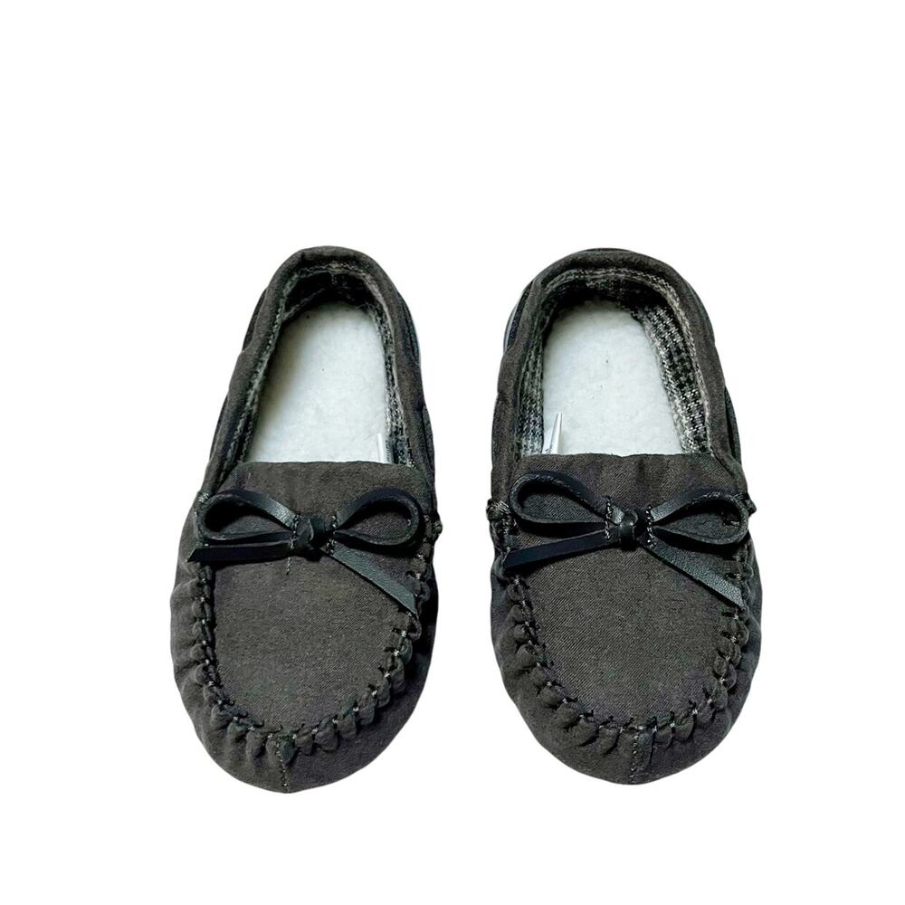 Fleece Lined Solid Slippers Size 8